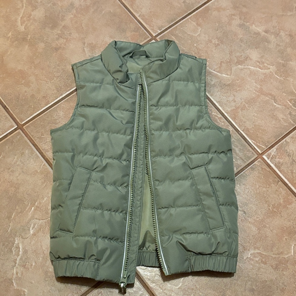 Cat & Jack Quilted Green Vest for Kids